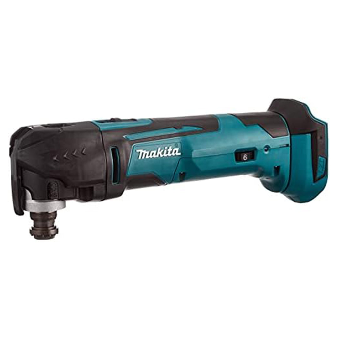 Makita DTM51Z Multi-Tool, 18 V,Blue & 2*Genuine 197280-8 BL1850B 18V 5.0 Ah Li-ion Battery